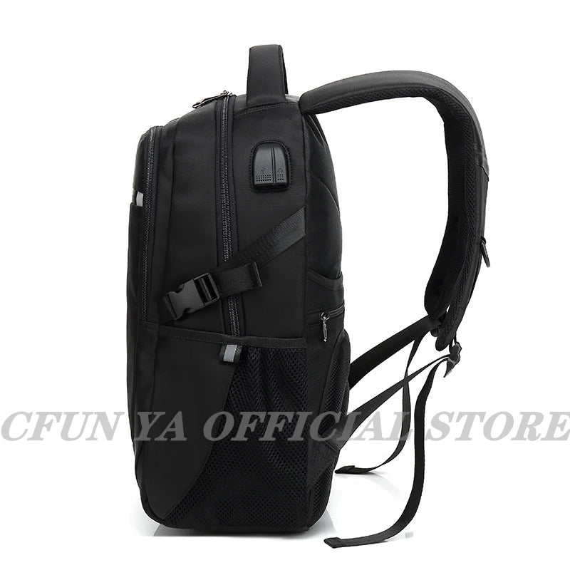 CFUN YA Luxury Business Backpack For Men Women 15.6" Laptop Bag USB Schoolbag Rucksack Computer Backbag Mochila Travel Daypack