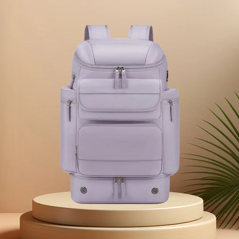 CFUN YA Luxury Business Backpack For Men Women 16 Inch Laptop Bag Pack Nylon Waterproof Travel Rucksack Bookbag With Shoe Pocket