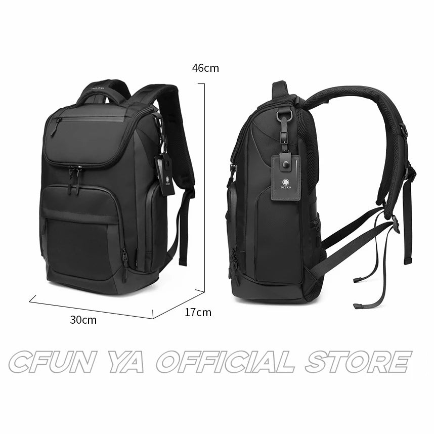 CFUN YA Luxury Business Backpack For Men Women Outdoor Travel Knapsack Bagpack 16 Inch Laptop Bag Students Schoolbag Mochila