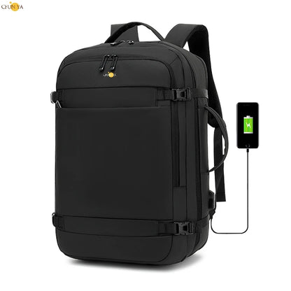 CFUN YA Luxury Business Backpack Men Women 14 15.6 Laptop Bag Pack USB Charge Schoolbag Travel Rucksack Student Backpacking New