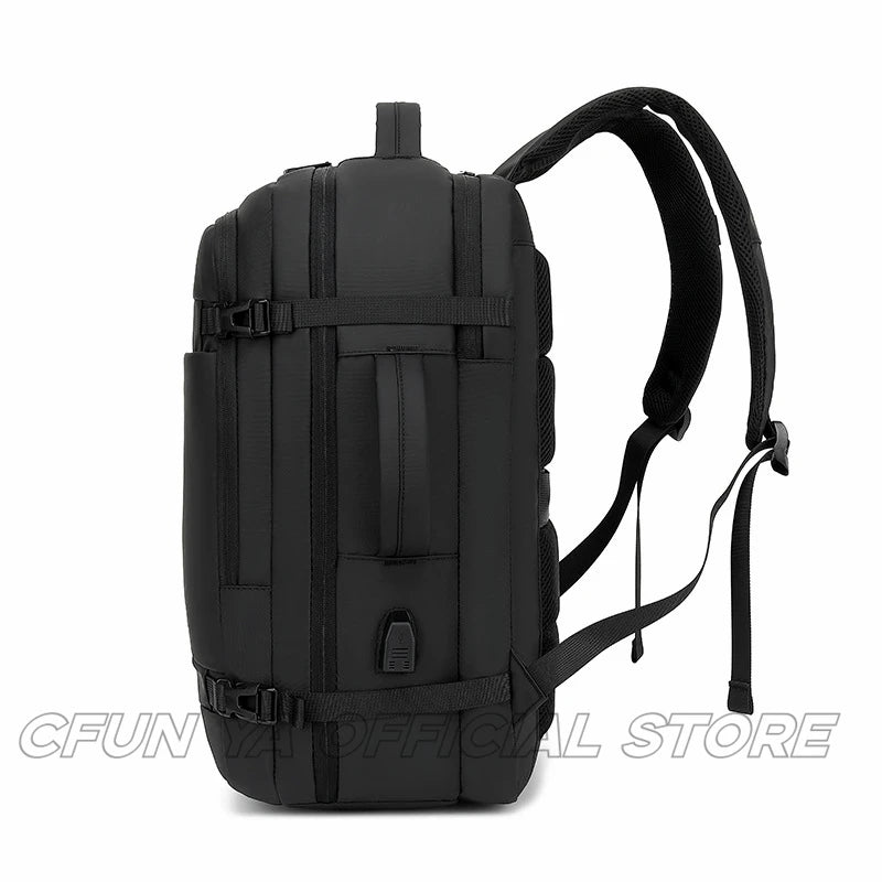 CFUN YA Luxury Business Backpack Men Women 14 15.6 Laptop Bag Pack USB Charge Schoolbag Travel Rucksack Student Backpacking New