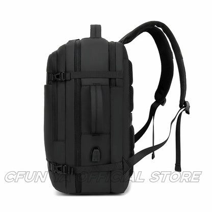 CFUN YA Luxury Business Backpack Men Women 14 15.6 Laptop Bag Pack USB Charge Schoolbag Travel Rucksack Student Backpacking New