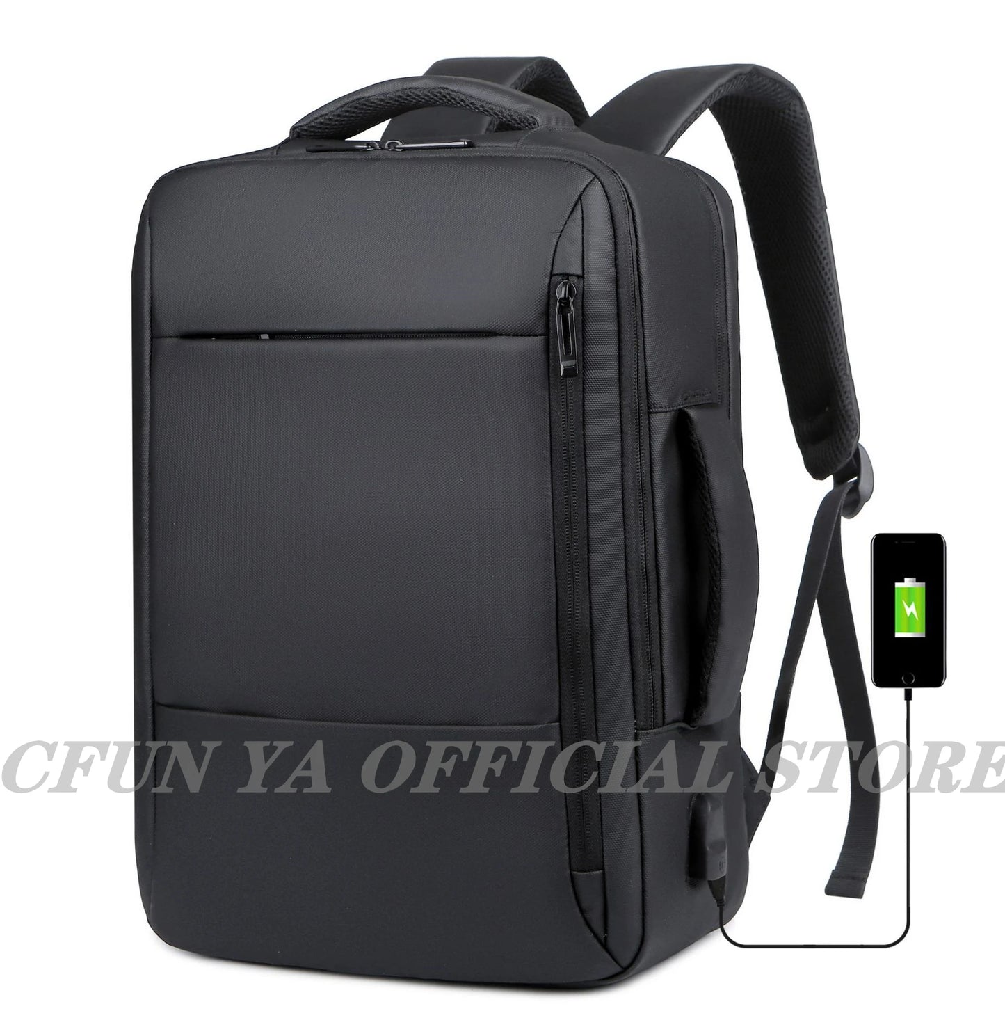 CFUN YA Luxury Business Men's Backpack 15.6 Inch Laptop Backpacks Oxford Waterproof Male Travel Bagpack Rucksack Causal Back Bag