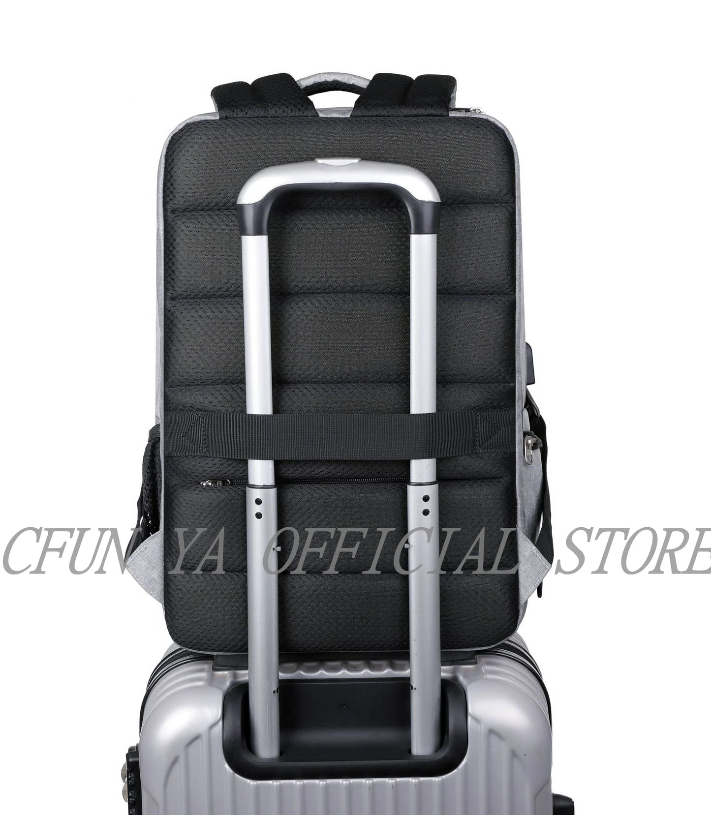 CFUN YA Luxury Business Travel Backpack For Men Women Large Capacity Computer Backpack USB Students Shoulder Bags Teen Schoolbag