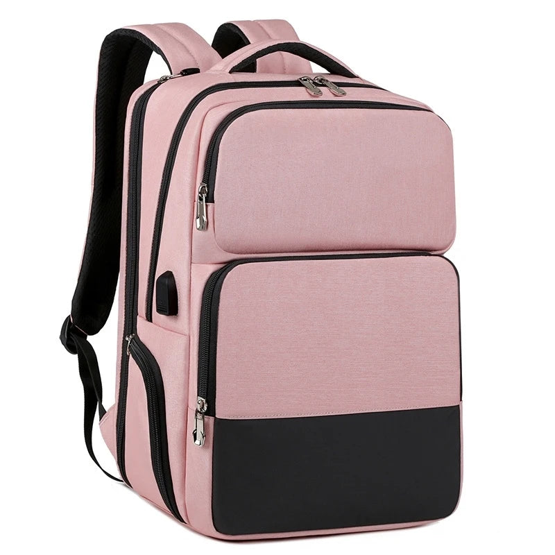 CFUN YA Luxury Business Travel Backpack For Men Women Large Capacity Computer Backpack USB Students Shoulder Bags Teen Schoolbag