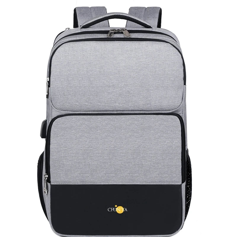 CFUN YA Luxury Business Travel Backpack For Men Women Large Capacity Computer Backpack USB Students Shoulder Bags Teen Schoolbag