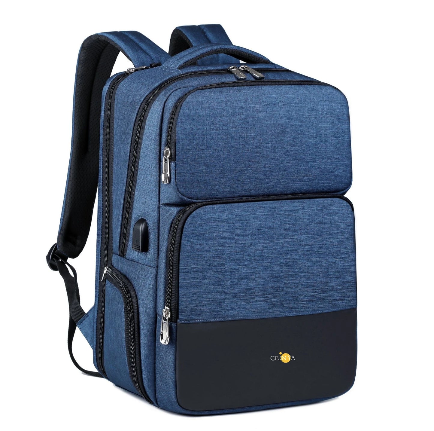 CFUN YA Luxury Business Travel Backpack For Men Women Large Capacity Computer Backpack USB Students Shoulder Bags Teen Schoolbag
