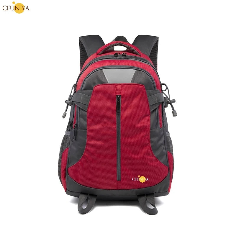 CFUN YA Luxury Casual Climbing Backpack Teen Boys Travel Knapsack Schoolbag For Teenage Girls College Students Bookbags Unisex