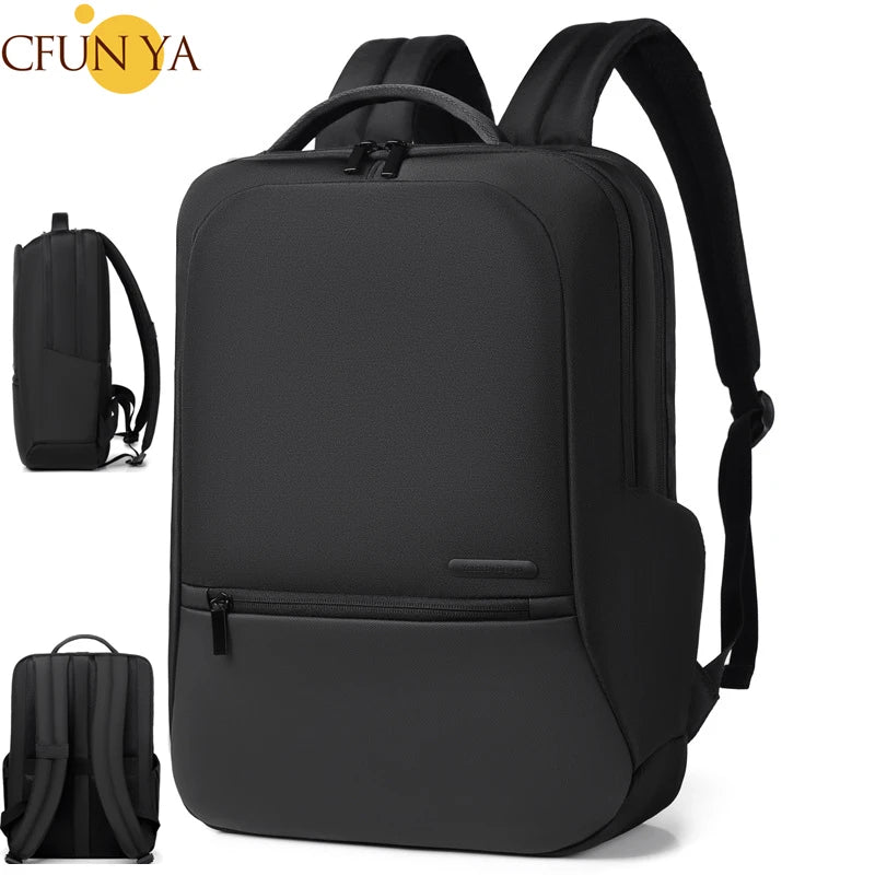 CFUN YA Luxury Causal Men's Bag Backpack Large Scalable Laptop Back Pack Teens Computer Bagpack Travel Business Backbag Rucksack