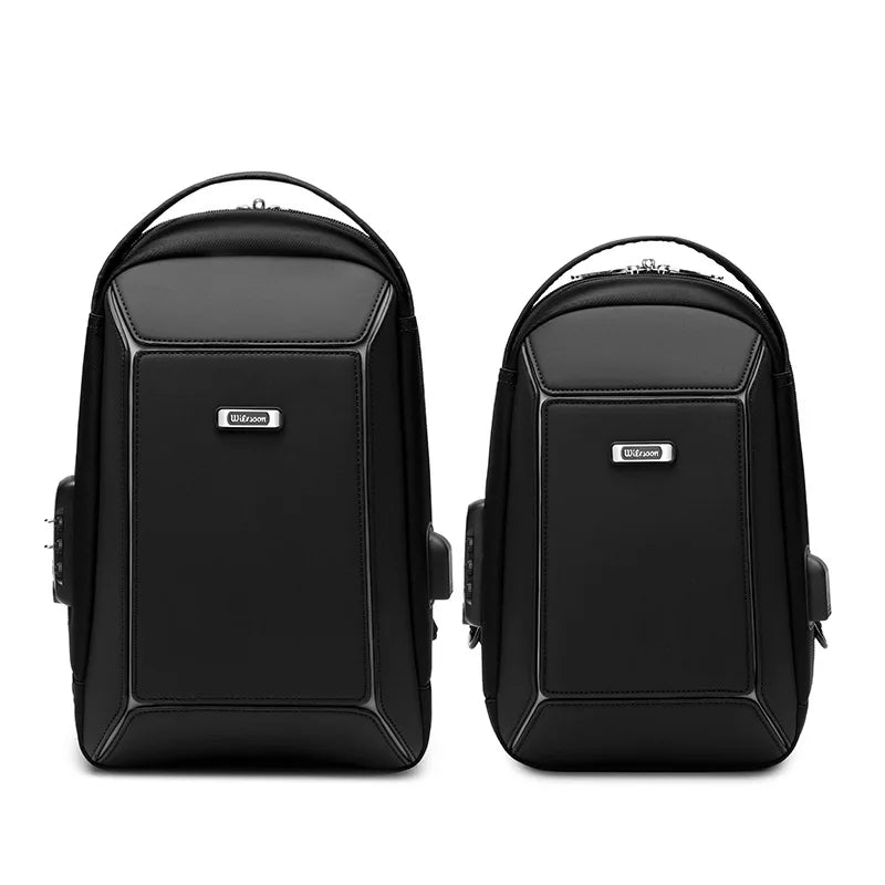 CFUN YA Luxury Chest Bag For Men Multifunction Male Sling Bags Travel Backpack Cross Shoulder Pack Pсумка через плечо мужская