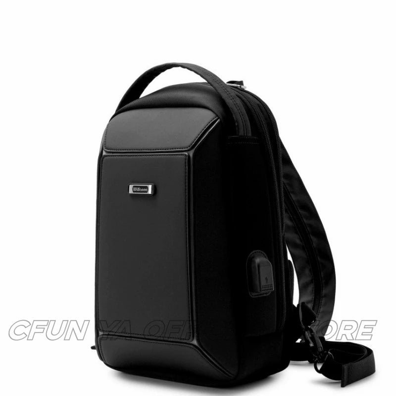 CFUN YA Luxury Chest Bag For Men Multifunction Male Sling Bags Travel Backpack Cross Shoulder Pack Pсумка через плечо мужская
