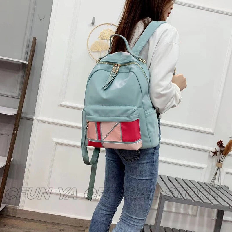 CFUN YA Luxury Design 2023 Summer Trend Women Backpack Female Bag Pack Travel Student Schoolbag Teen Girls Bookbag рюкзак женс