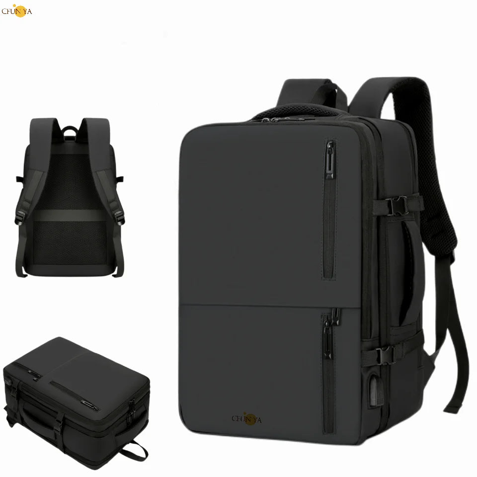 CFUN YA Luxury Design Business Backpack Men 15.6 Inch Computer Bag Pack Laptop Travel Knapsack Boy Aesthetic Backpacks Bolsa 백팩