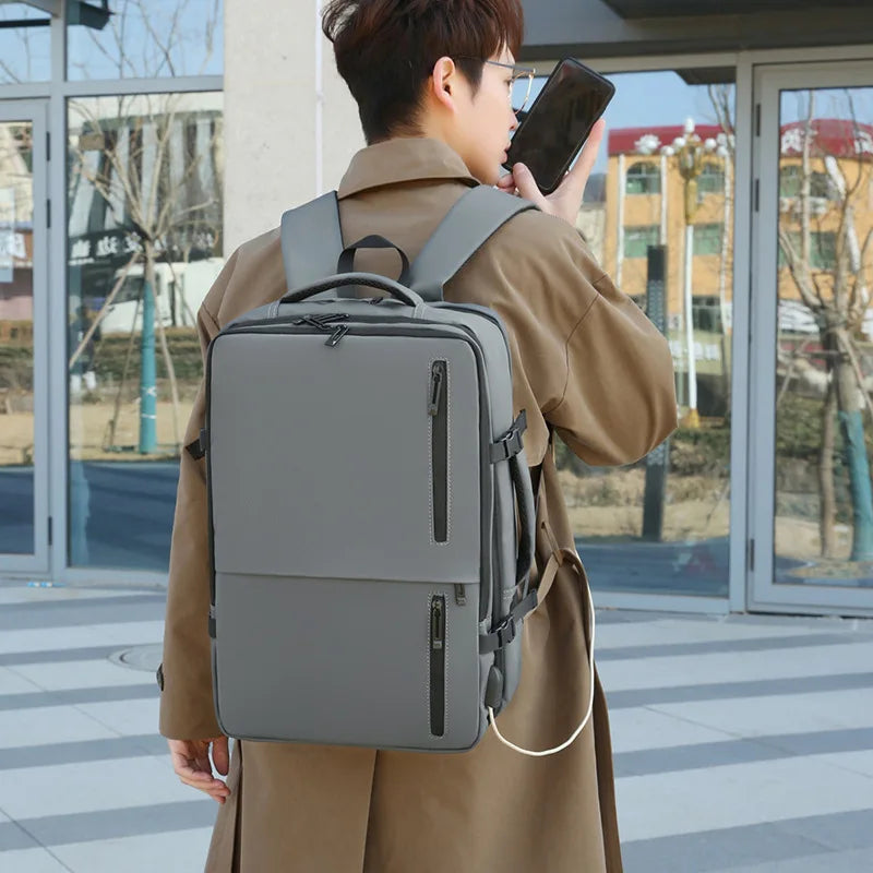 CFUN YA Luxury Design Business Backpack Men 15.6 Inch Computer Bag Pack Laptop Travel Knapsack Boy Aesthetic Backpacks Bolsa 백팩