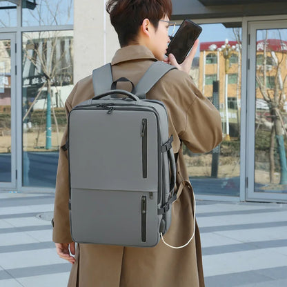 CFUN YA Luxury Design Business Backpack Men 15.6 Inch Computer Bag Pack Laptop Travel Knapsack Boy Aesthetic Backpacks Bolsa 백팩