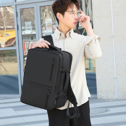 CFUN YA Luxury Design Business Backpack Men 15.6 Inch Computer Bag Pack Laptop Travel Knapsack Boy Aesthetic Backpacks Bolsa 백팩
