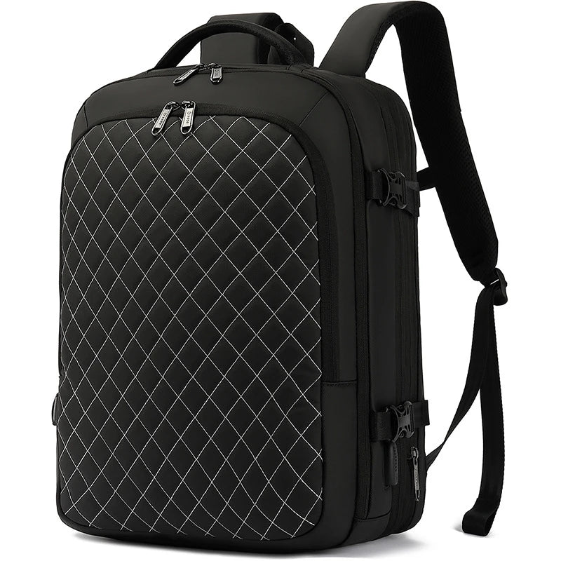 CFUN YA Luxury Design Man Backpack Large 17.3 Laptop Backpacks Expandable Travel Rucksack Anti-Theft Bagpack Male Shoulder Bags