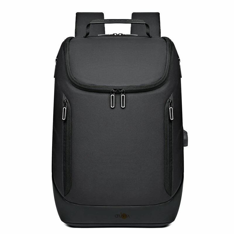 CFUN YA Luxury Designer Business 15.6 Inch Laptop Backpack Men USB Students SchoolBag Waterproof Travel Rucksack Mochila Daypack