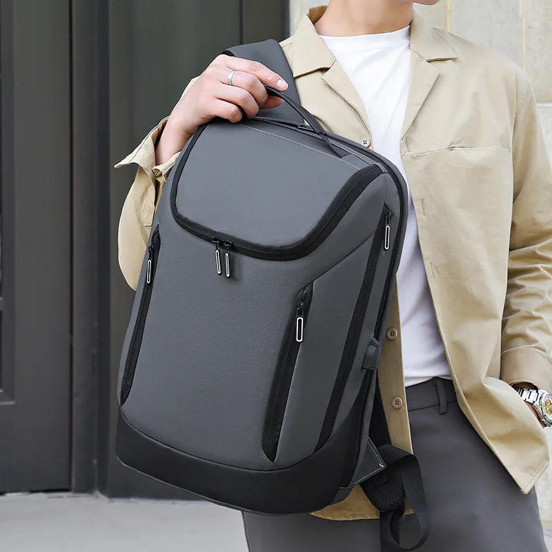 CFUN YA Luxury Designer Business 15.6 Inch Laptop Backpack Men USB Students SchoolBag Waterproof Travel Rucksack Mochila Daypack