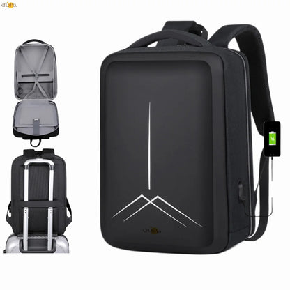 CFUN YA Luxury Designer Business Backpack Men Reflective Stripe Backpacks For Students Travel Bagpack Knapsack Mochila Hombre