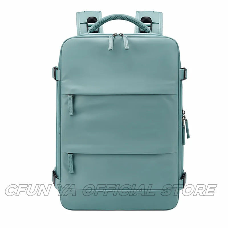 CFUN YA Luxury Designer Business Backpack Men Women Multifunction 15.6 Laptop Bag Travel Rucksack Students Schoolbag Mochilas
