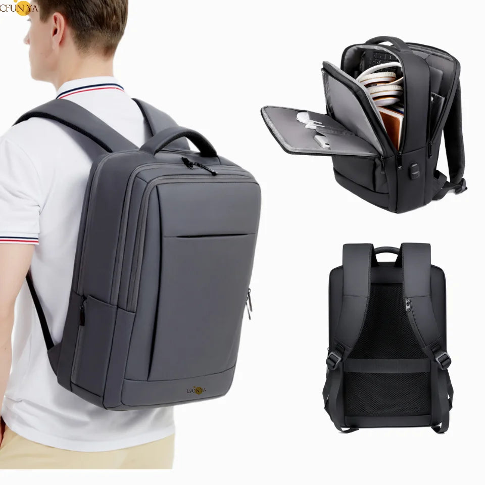 CFUN YA Luxury Designer Business Backpack Men Women Multifunction Travel Bagpack College Students Schoolbag Tactcial Rucksack