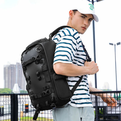 CFUN YA Luxury Designer Business Backpack Quality 15.6 Inch Laptop Bag Pack Men Women Travel Rucksack Riding Backbag Mochilas