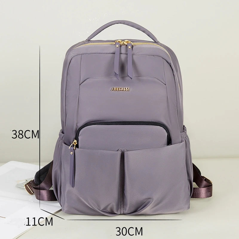 CFUN YA Luxury Designer Travel Backpack Women 14 Inch Computer Backpacks Business Bagpack Students Schoolbag Mochilas Para Mujer