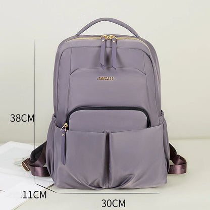 CFUN YA Luxury Designer Travel Backpack Women 14 Inch Computer Backpacks Business Bagpack Students Schoolbag Mochilas Para Mujer