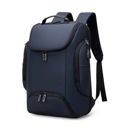 CFUN YA Luxury Fall Men Business Backpack 15.6 Inch Laptop Backpacks College Travel Bagpack Anti-Theft Black USB Notebook Bag