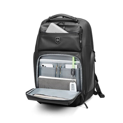CFUN YA Luxury Fashion Business Backpack For Men 30L Travel Knapsack Unisex Schoolbag College Students Laptop Backpacking 백팩