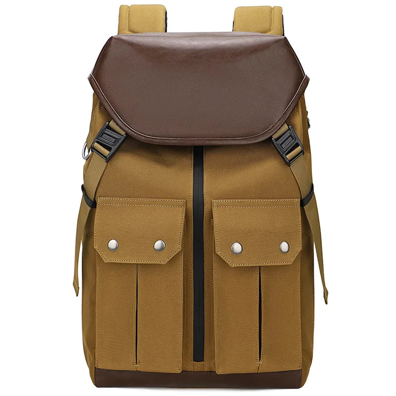 CFUN YA Luxury Fashion Men's Backpack Large Capacity 15.6" Laptop Bag Backbag Outdoor Climbing Rucksack Unisex Backpack Mochilas