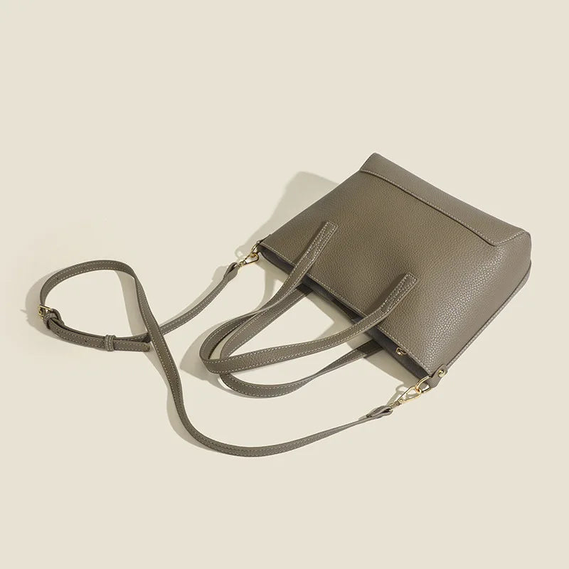 CFUN YA Luxury Fashion Tote Bag For Women PU Leather Large Capacity Travel Female Handbag Messenger Handle Shoulder Cross Bags