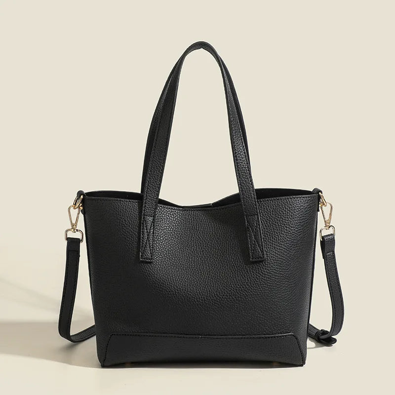 CFUN YA Luxury Fashion Tote Bag For Women PU Leather Large Capacity Travel Female Handbag Messenger Handle Shoulder Cross Bags