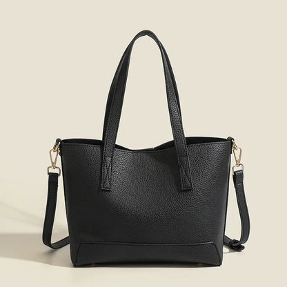 CFUN YA Luxury Fashion Tote Bag For Women PU Leather Large Capacity Travel Female Handbag Messenger Handle Shoulder Cross Bags