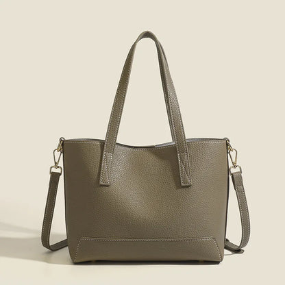 CFUN YA Luxury Fashion Tote Bag For Women PU Leather Large Capacity Travel Female Handbag Messenger Handle Shoulder Cross Bags