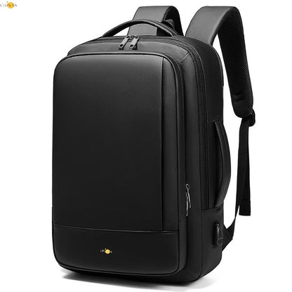 CFUN YA Luxury Fashion Trend Backpack Men Waterproof 15.6 Inch Laptop Bag Pack USB Expandable Large Tactial Rucksack Man's Bags