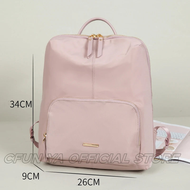 CFUN YA Luxury Fashion Trend Women Backpack Female 14 Laptop Bag Pack High Student Schoolbag Travel Rucksack Bolsos Para Mujeres