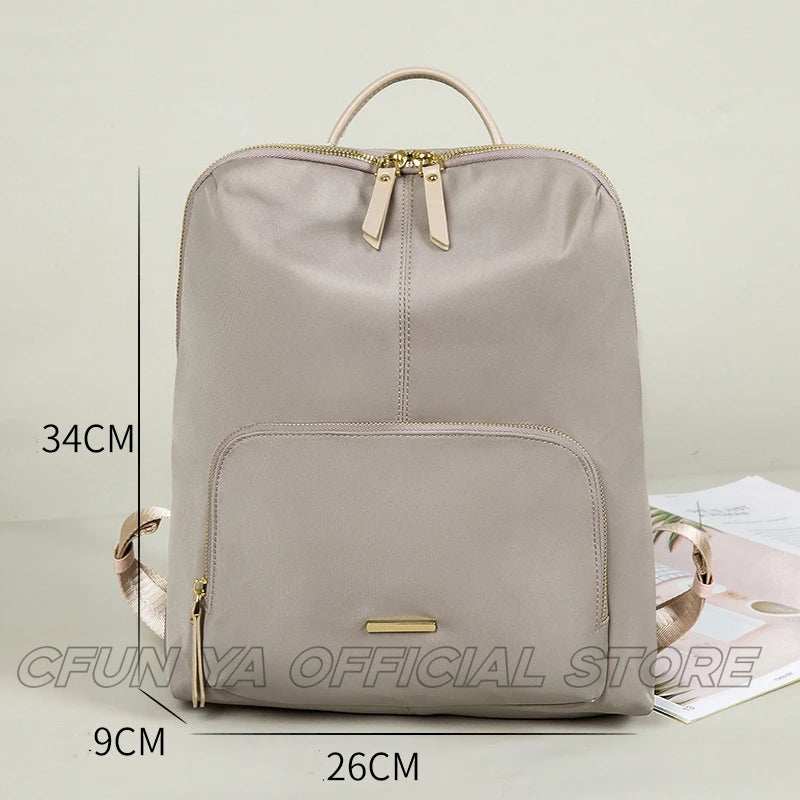 CFUN YA Luxury Fashion Trend Women Backpack Female 14 Laptop Bag Pack High Student Schoolbag Travel Rucksack Bolsos Para Mujeres