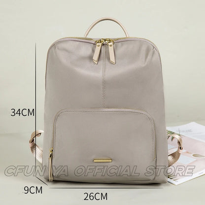 CFUN YA Luxury Fashion Trend Women Backpack Female 14 Laptop Bag Pack High Student Schoolbag Travel Rucksack Bolsos Para Mujeres