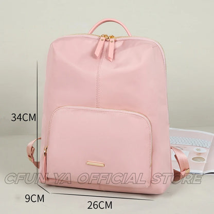 CFUN YA Luxury Fashion Trend Women Backpack Female 14 Laptop Bag Pack High Student Schoolbag Travel Rucksack Bolsos Para Mujeres