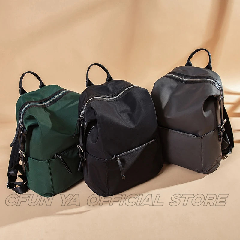 CFUN YA Luxury Fashion Women Backpack Female Bag Oxford Waterproof Travel Bagpack College Students Bookbag Mochilas Para Mujer