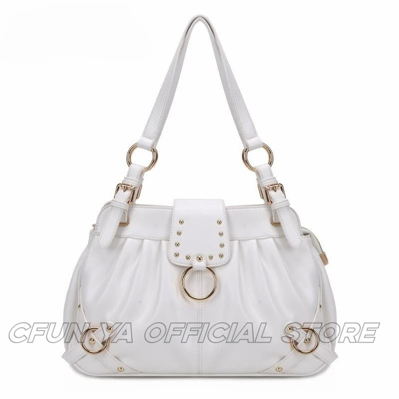 CFUN YA Luxury Fashion Women Bag Quality PU Leather Handbag Lady Waterproof Female Shoulder Cross Bag Messenger Pack Purse New