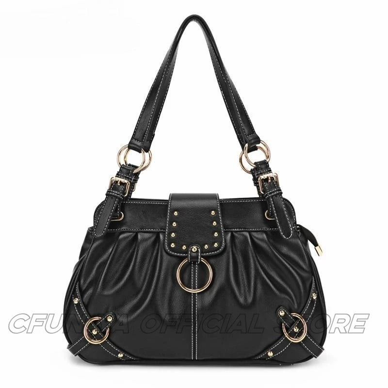 CFUN YA Luxury Fashion Women Bag Quality PU Leather Handbag Lady Waterproof Female Shoulder Cross Bag Messenger Pack Purse New