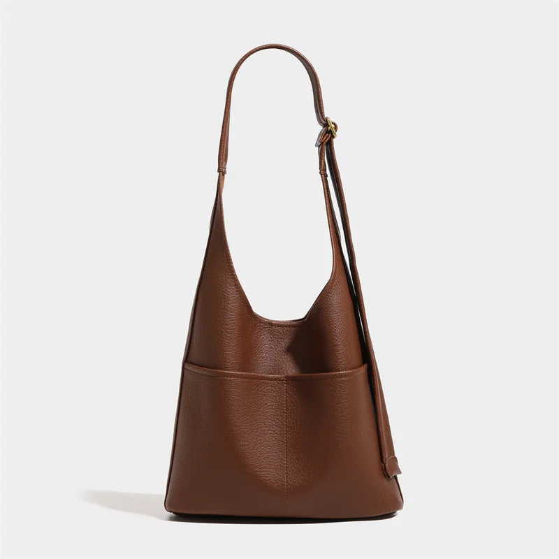 CFUN YA Luxury Fashion Women Shoulder Bag Soft PU Leather Tote Handbag Large Capacity Female Tote Pack Mummy Handbag Bolsos