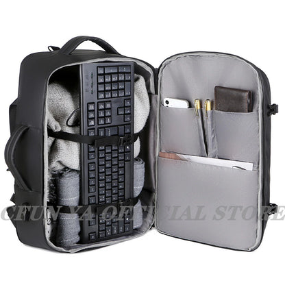 CFUN YA Luxury Large 15 /17 Laptop Backpack Wide Open Travel Handbag Backbag With Shoe Bag Scalable Notebook Bagpack  Rucksack