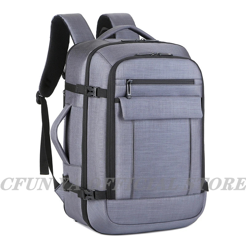 CFUN YA Luxury Large 15 /17 Laptop Backpack Wide Open Travel Handbag Backbag With Shoe Bag Scalable Notebook Bagpack  Rucksack