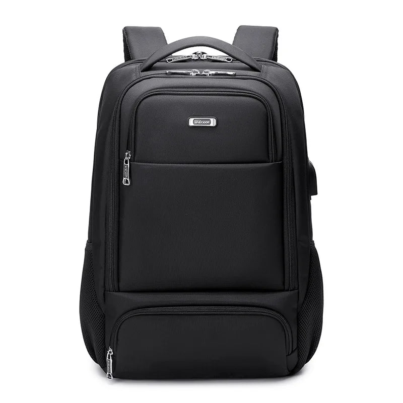 CFUN YA Luxury Men's Backpack Large Capacity 15.6 Inch Laptop Bag Pack USB Waterproof College Schoolbag Travel Rucksack Mochila