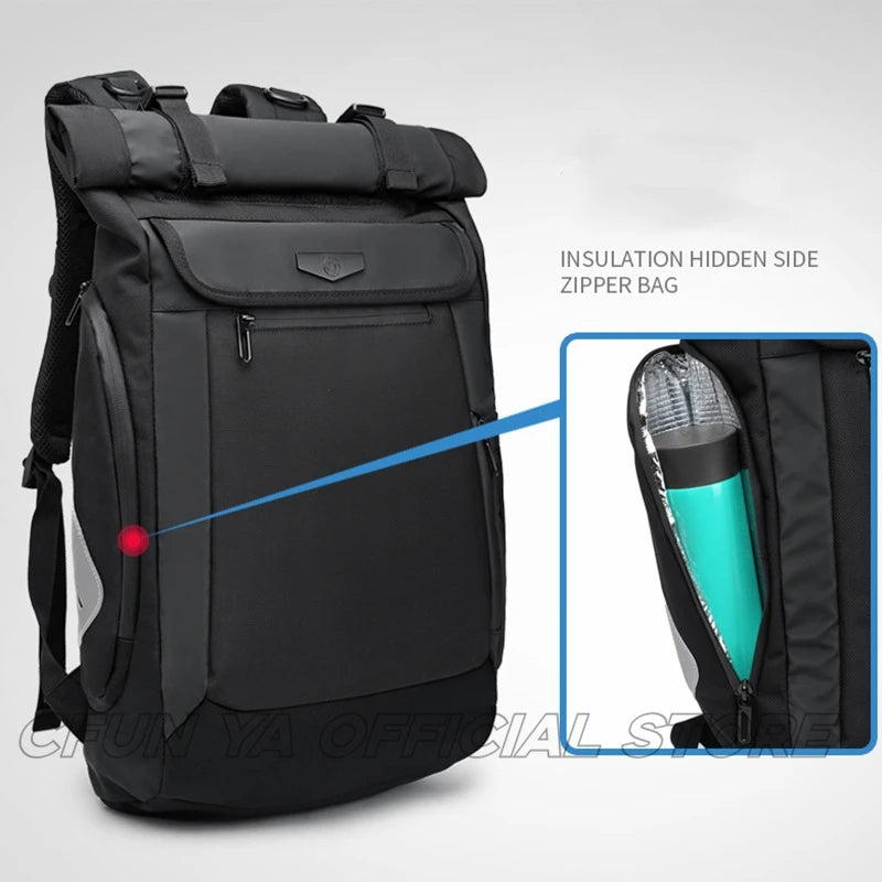 CFUN YA Luxury Multifunction Backpack For Men Women USB Charging Travel Rucksack College Student Schoolbag Male Bag Pack Mochila