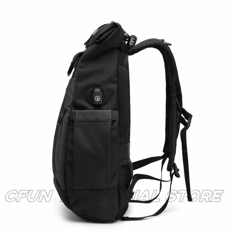 CFUN YA Luxury Multifunction Backpack For Men Women USB Charging Travel Rucksack College Student Schoolbag Male Bag Pack Mochila